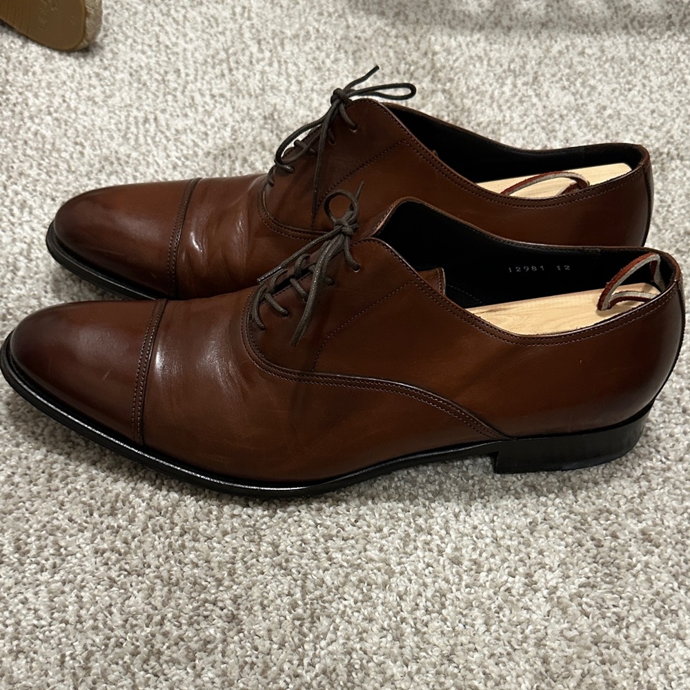 To Boot Brown Leather Oxfords
